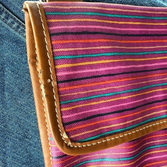 FOSSIL Crossbody PVC Coated Fabric Colorful SL4139 - Picture 12 of 14